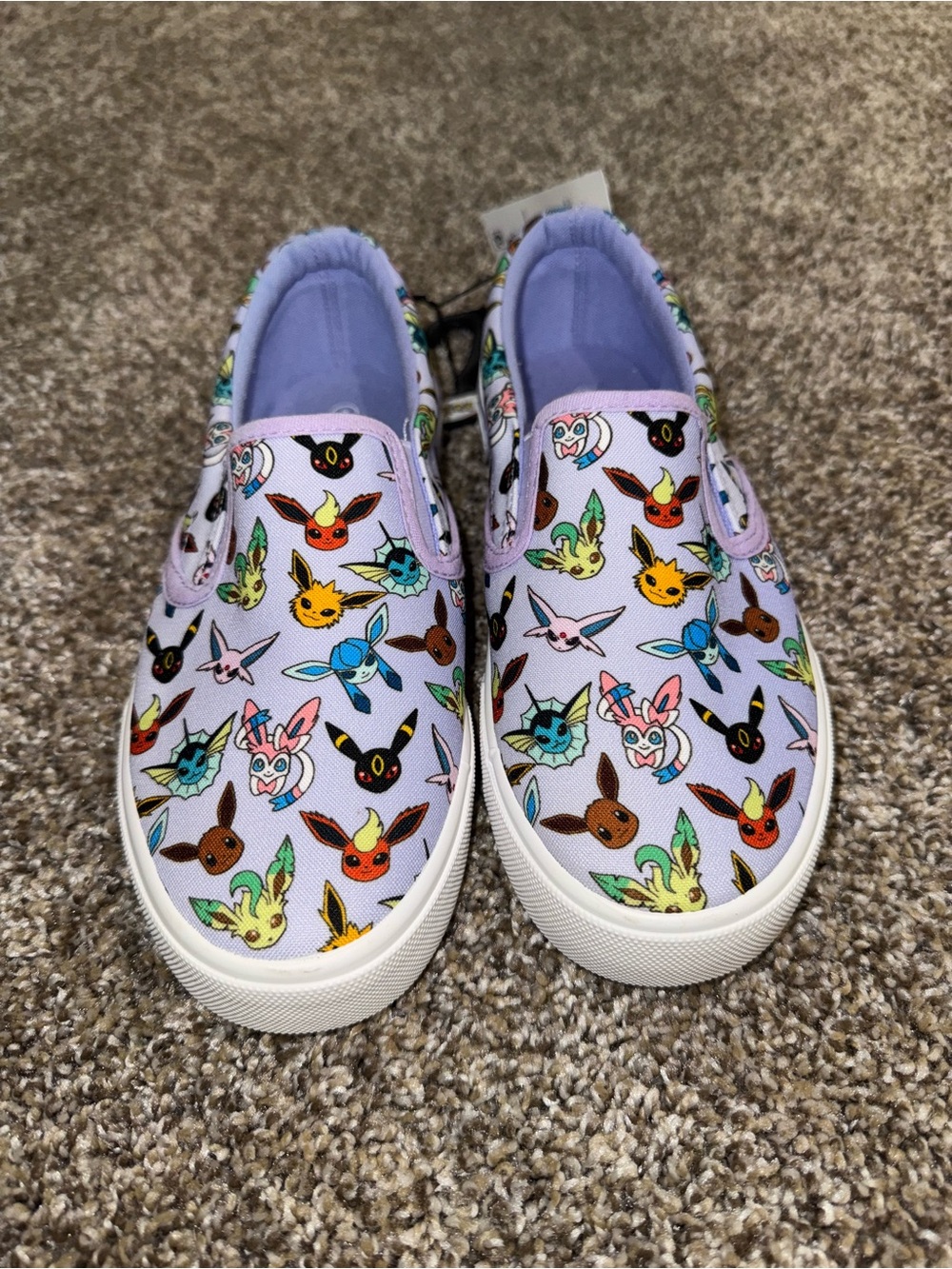 Kids Purple Character Pokémon Slip-On Shoes girl